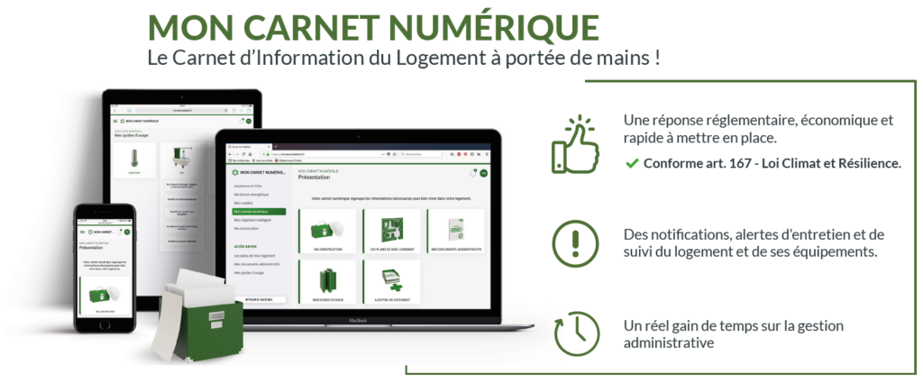 Carnet numérique d'entretien et de suivi du logement